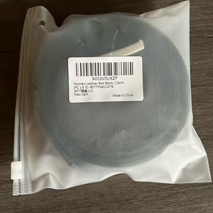 NWT Women’s Leather Black Belt 110cm